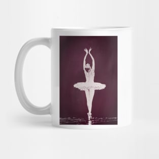 The Swan Ballerina in Tutu Mug